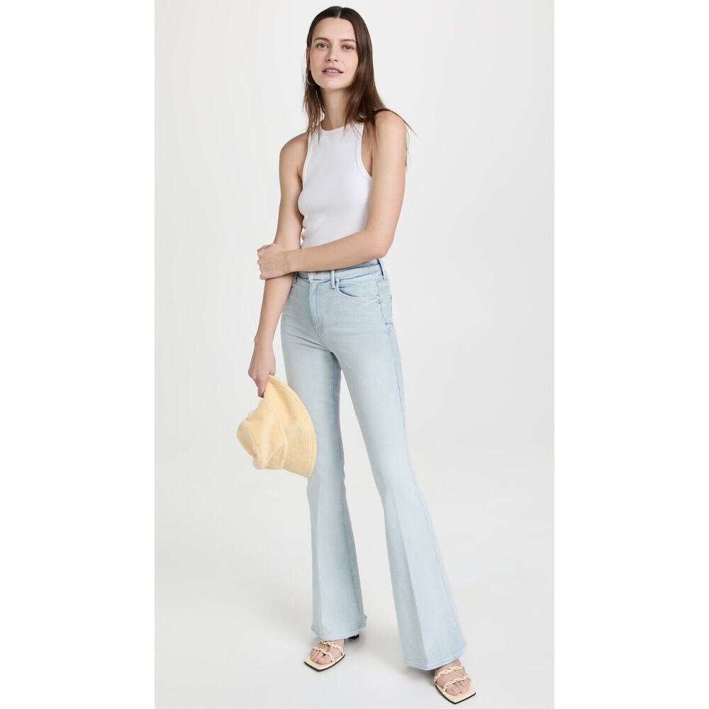 NWT Mother The Super Cruiser Double Heel Flare Jeans Sz 28 Sexico Mexico #1E412